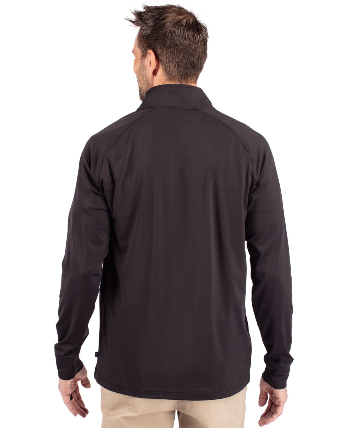 Cutter & Buck Adapt Recycled Soft Knit Stretch Mens Big & Tall Quarter Zip Pullover