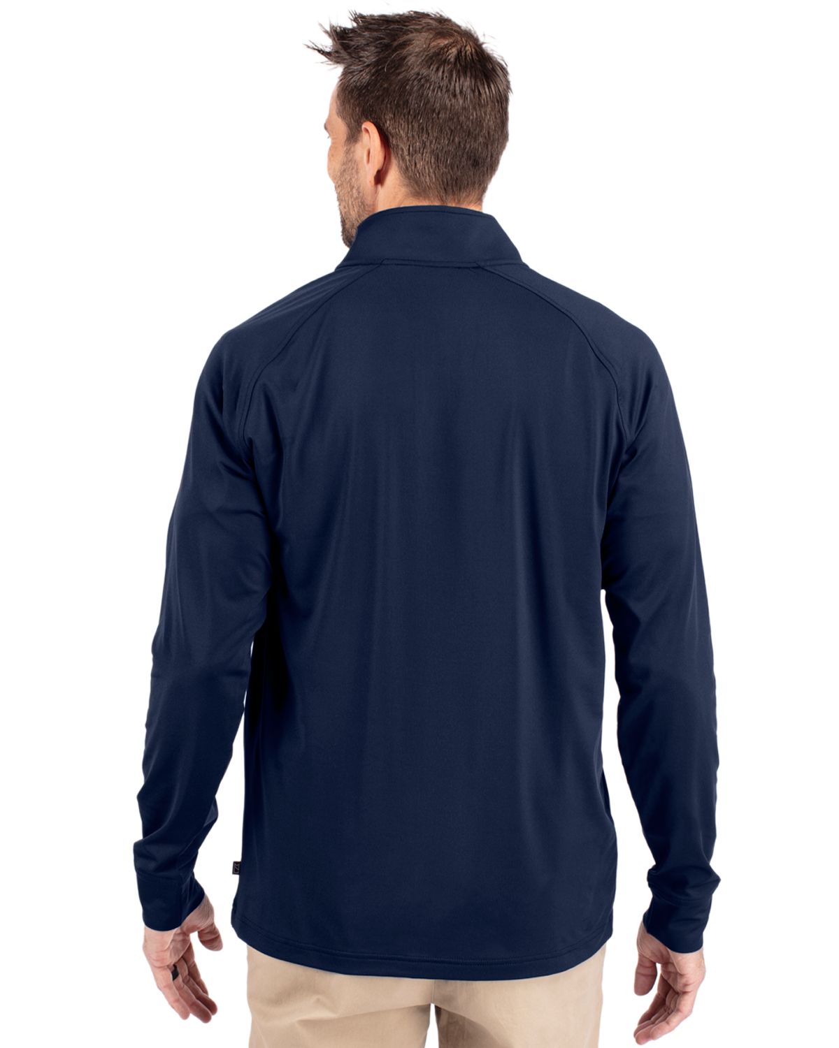 Cutter & Buck Adapt Recycled Soft Knit Stretch Mens Big & Tall Quarter Zip Pullover