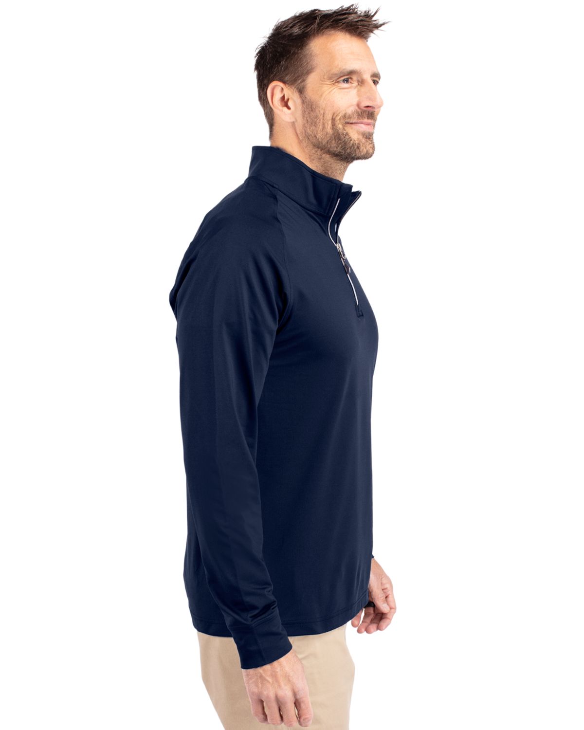 Cutter & Buck Adapt Recycled Soft Knit Stretch Mens Big & Tall Quarter Zip Pullover