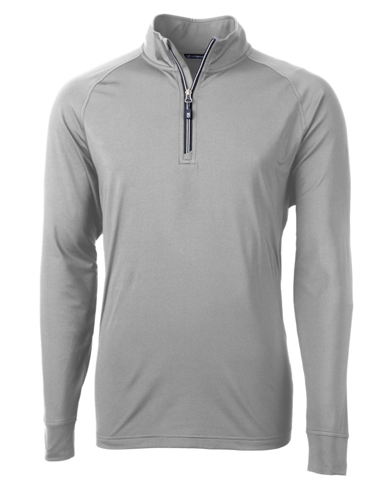 Cutter & Buck Adapt Recycled Soft Knit Stretch Mens Big & Tall Quarter Zip Pullover