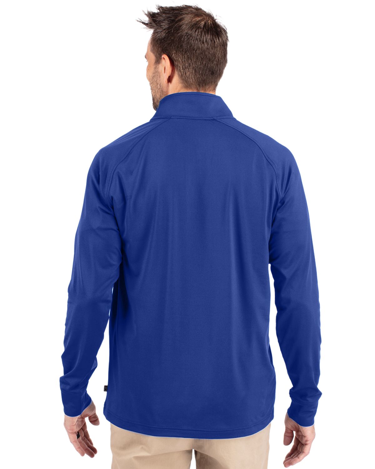 Cutter & Buck Adapt Recycled Soft Knit Stretch Mens Big & Tall Quarter Zip Pullover