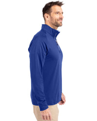 Cutter & Buck Adapt Recycled Soft Knit Stretch Mens Big & Tall Quarter Zip Pullover