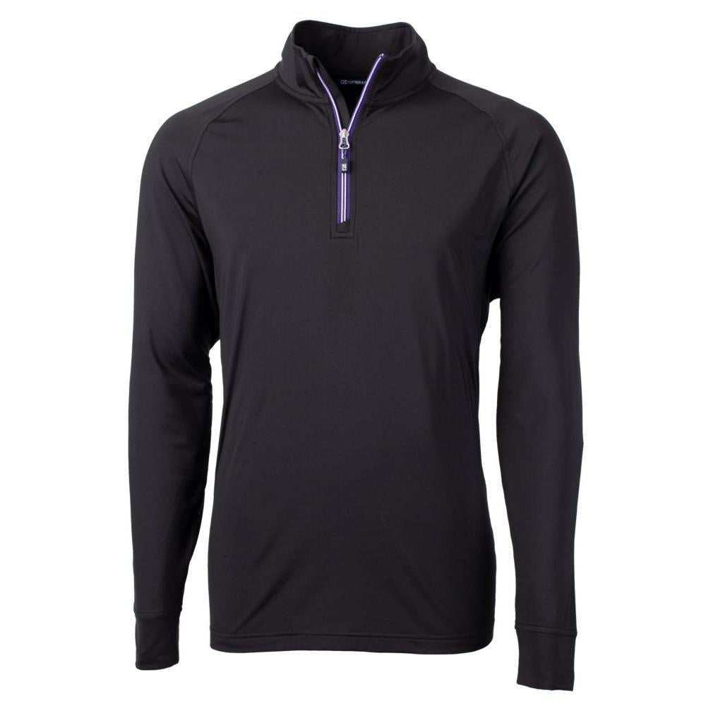 Cutter & Buck Adapt Recycled Soft Knit Stretch Mens Big & Tall Quarter Zip Pullover