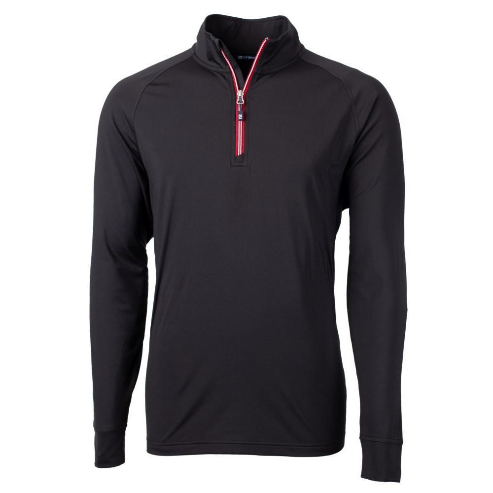 Cutter & Buck Adapt Recycled Soft Knit Stretch Mens Big & Tall Quarter Zip Pullover