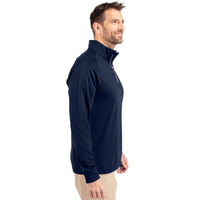 Cutter & Buck Adapt Recycled Soft Knit Stretch Mens Big & Tall Quarter Zip Pullover