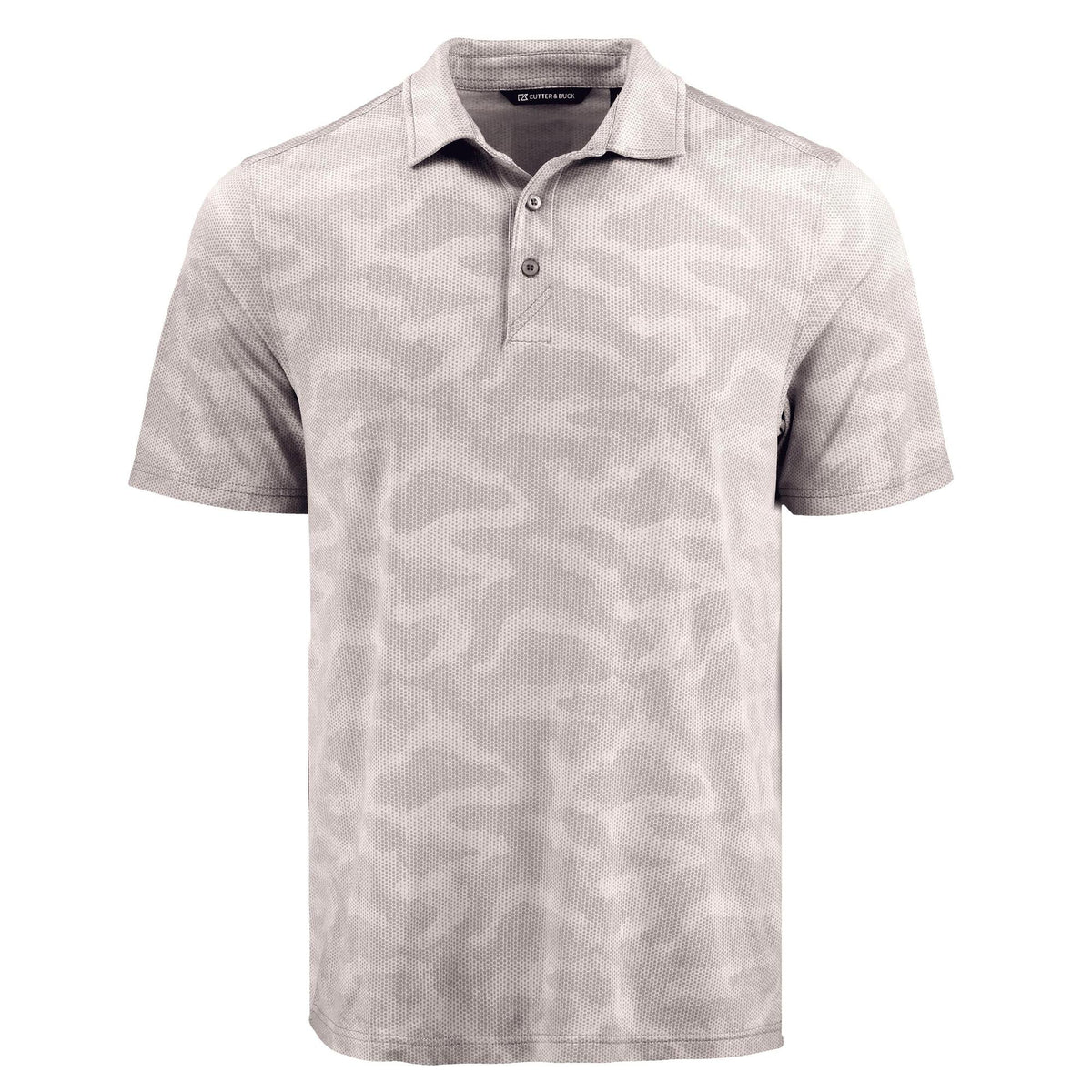Cutter & Buck Coastline Recycled Double Peached Camo Print Mens Polo