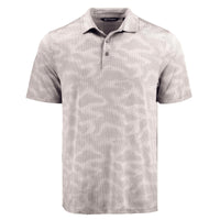 Cutter & Buck Coastline Recycled Double Peached Camo Print Mens Polo