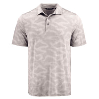 Cutter & Buck Coastline Recycled Double Peached Camo Print Mens Polo