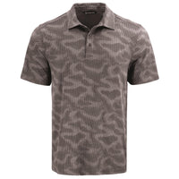 Cutter & Buck Coastline Recycled Double Peached Camo Print Mens Polo
