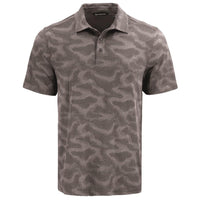 Cutter & Buck Coastline Recycled Double Peached Camo Print Mens Polo