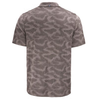 Cutter & Buck Coastline Recycled Double Peached Camo Print Mens Polo