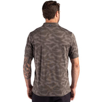 Cutter & Buck Coastline Recycled Double Peached Camo Print Mens Polo