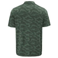 Cutter & Buck Coastline Recycled Double Peached Camo Print Mens Polo