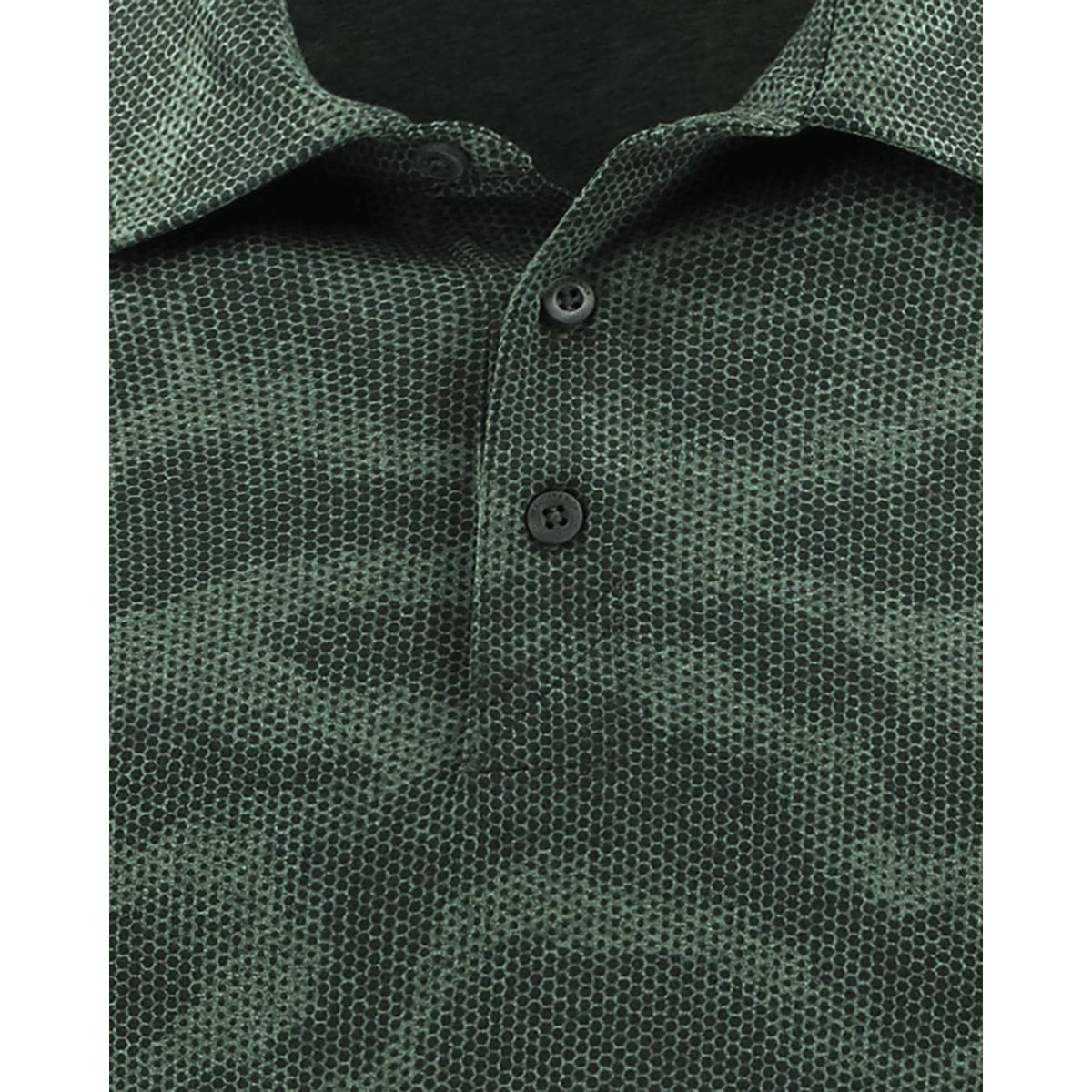 Cutter & Buck Coastline Recycled Double Peached Camo Print Mens Polo