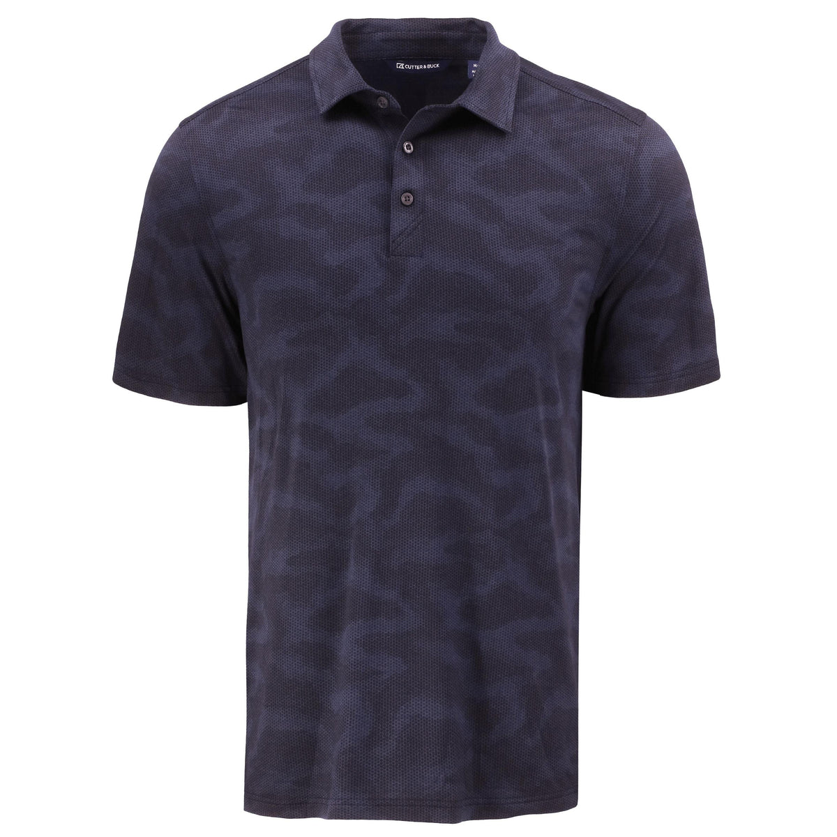 Cutter & Buck Coastline Recycled Double Peached Camo Print Mens Polo
