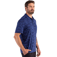 Cutter & Buck Coastline Recycled Double Peached Camo Print Mens Polo