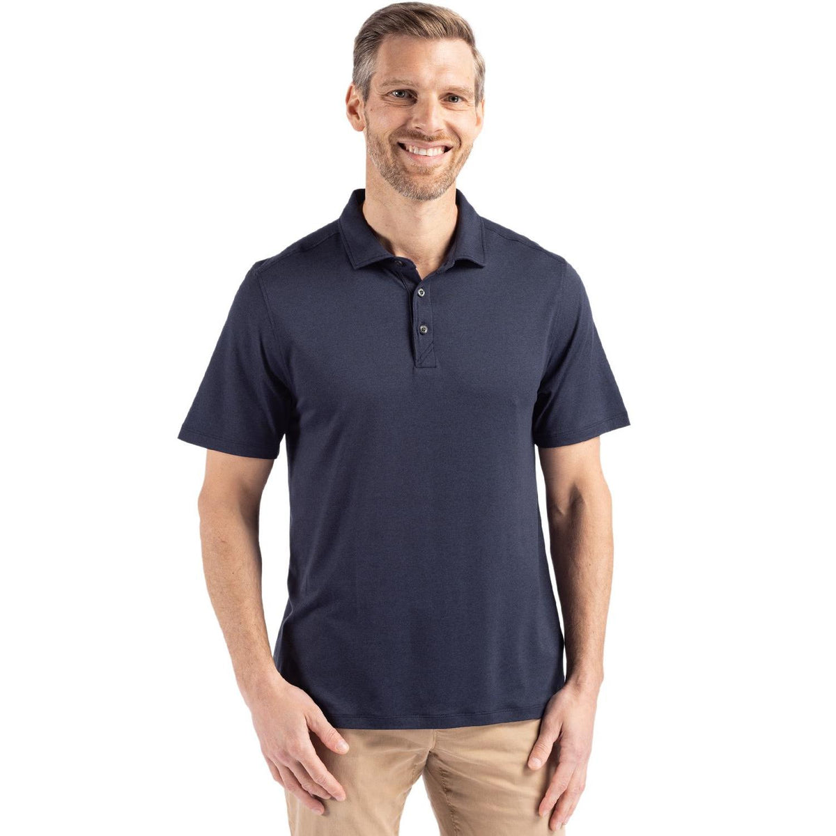 Cutter & Buck Coastline Recycled Double Peached Mens Polo