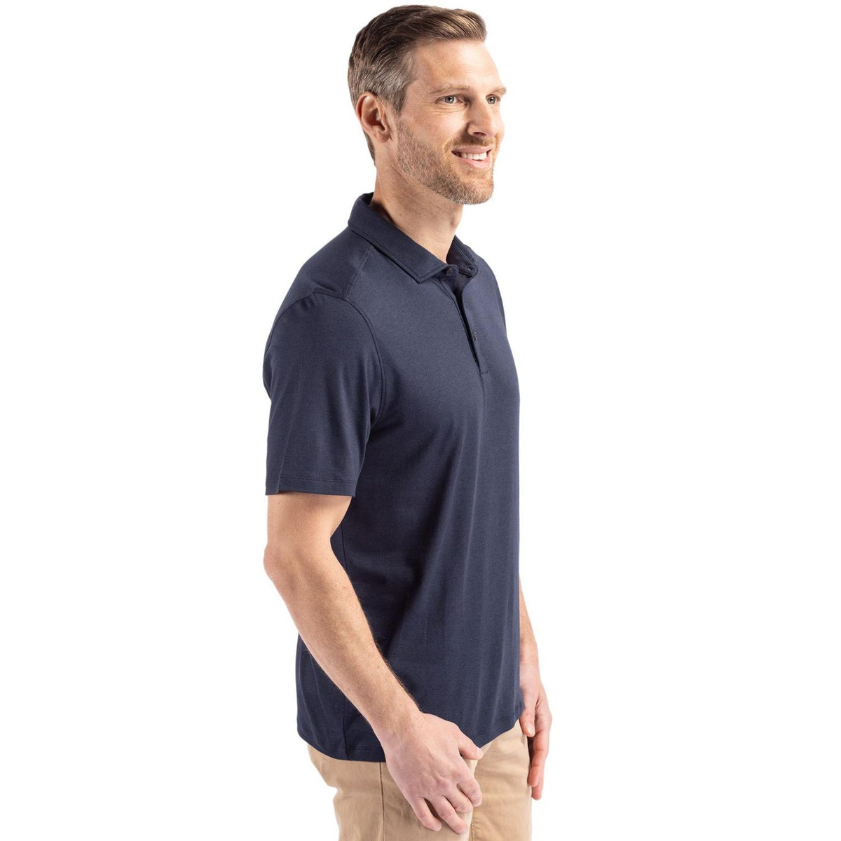 Cutter & Buck Coastline Recycled Double Peached Mens Polo