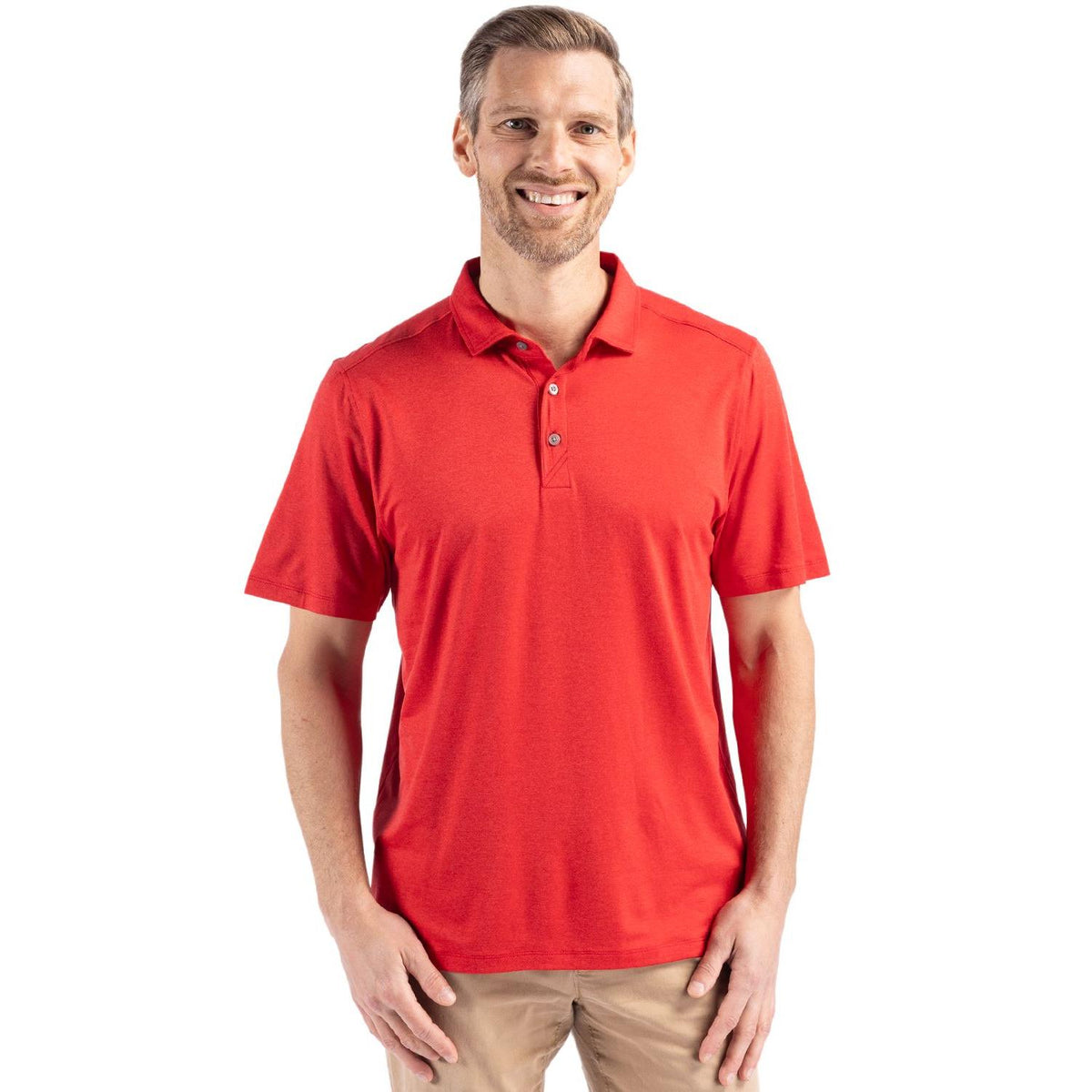 Cutter & Buck Coastline Recycled Double Peached Mens Polo