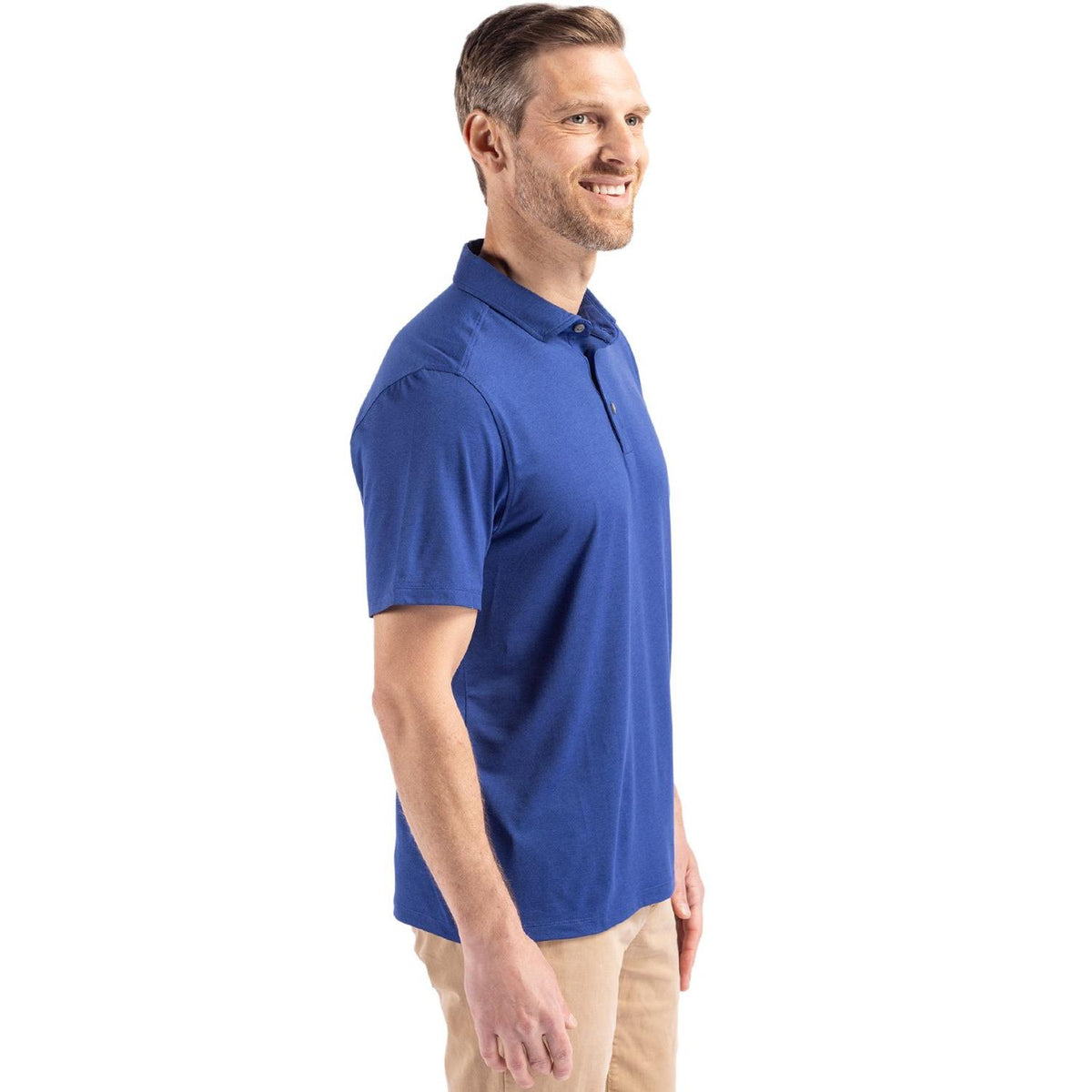 Cutter & Buck Coastline Recycled Double Peached Mens Polo
