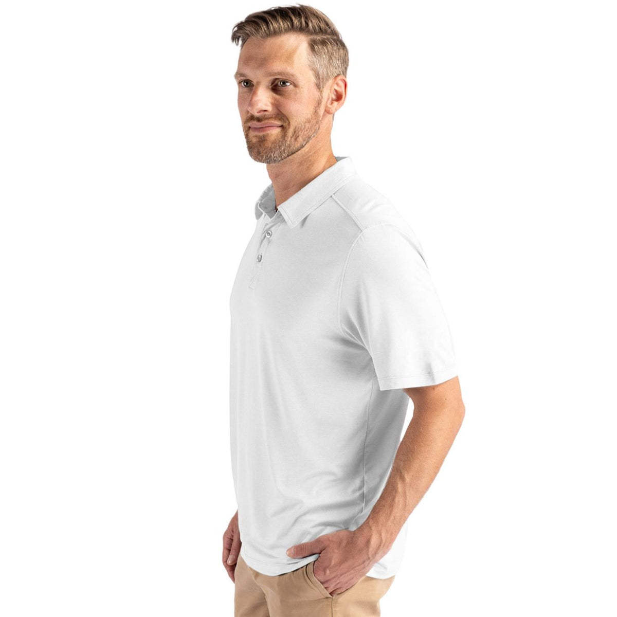 Cutter & Buck Coastline Recycled Double Peached Mens Polo