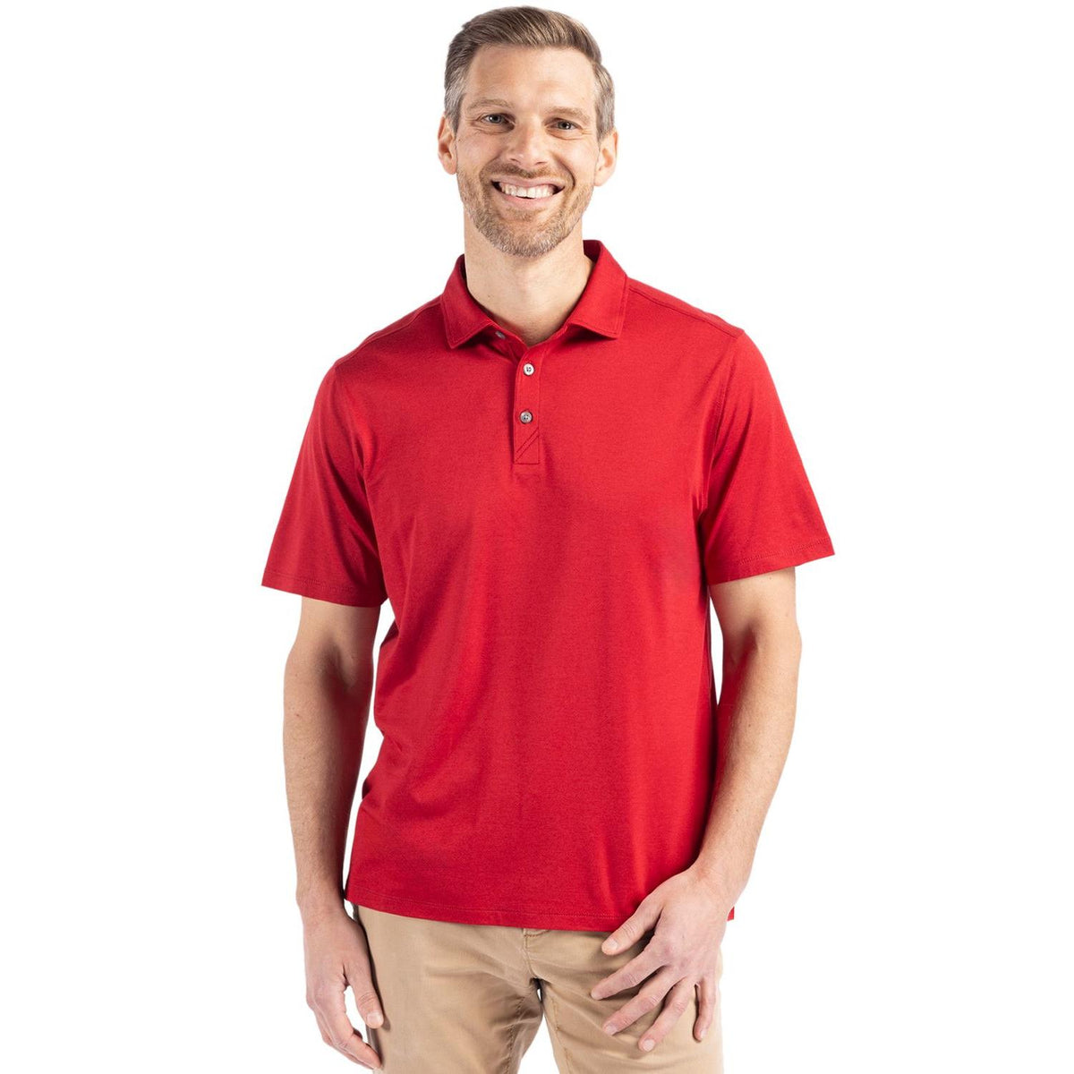 Cutter & Buck Coastline Recycled Double Peached Mens Polo