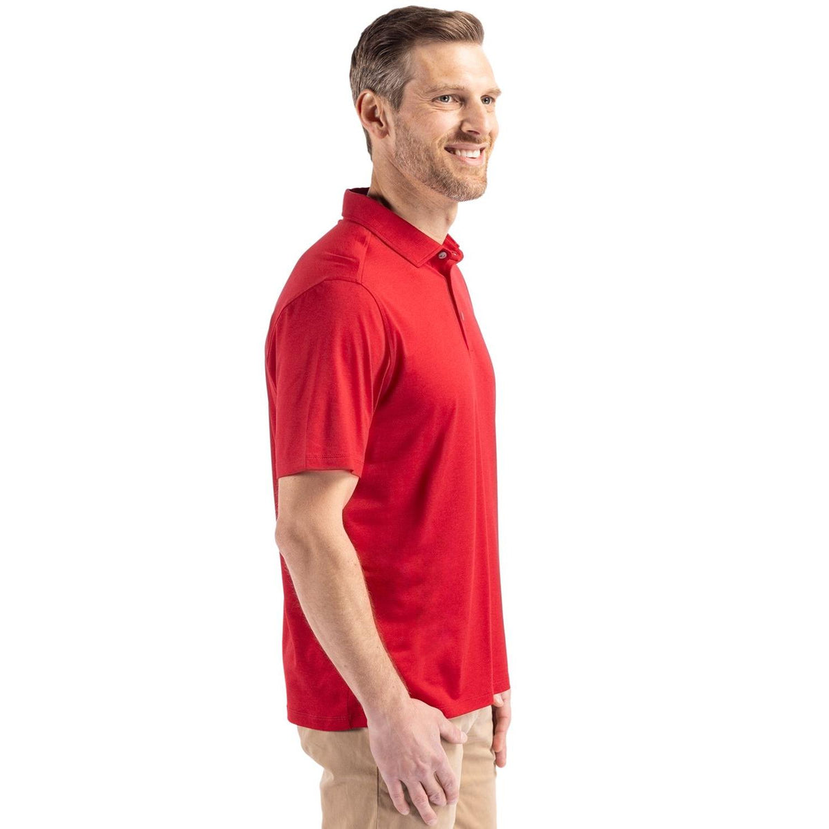 Cutter & Buck Coastline Recycled Double Peached Mens Polo