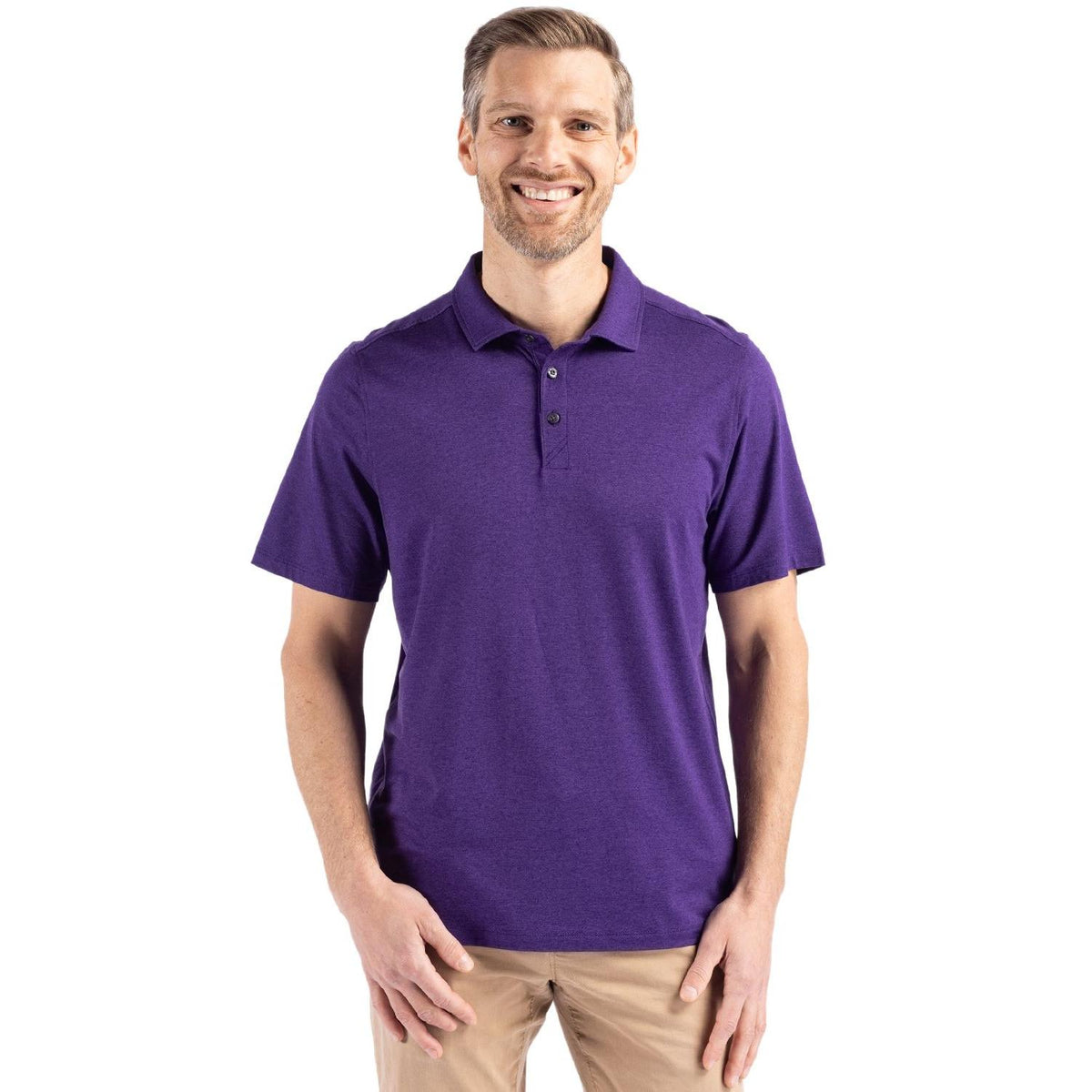 Cutter & Buck Coastline Recycled Double Peached Mens Polo