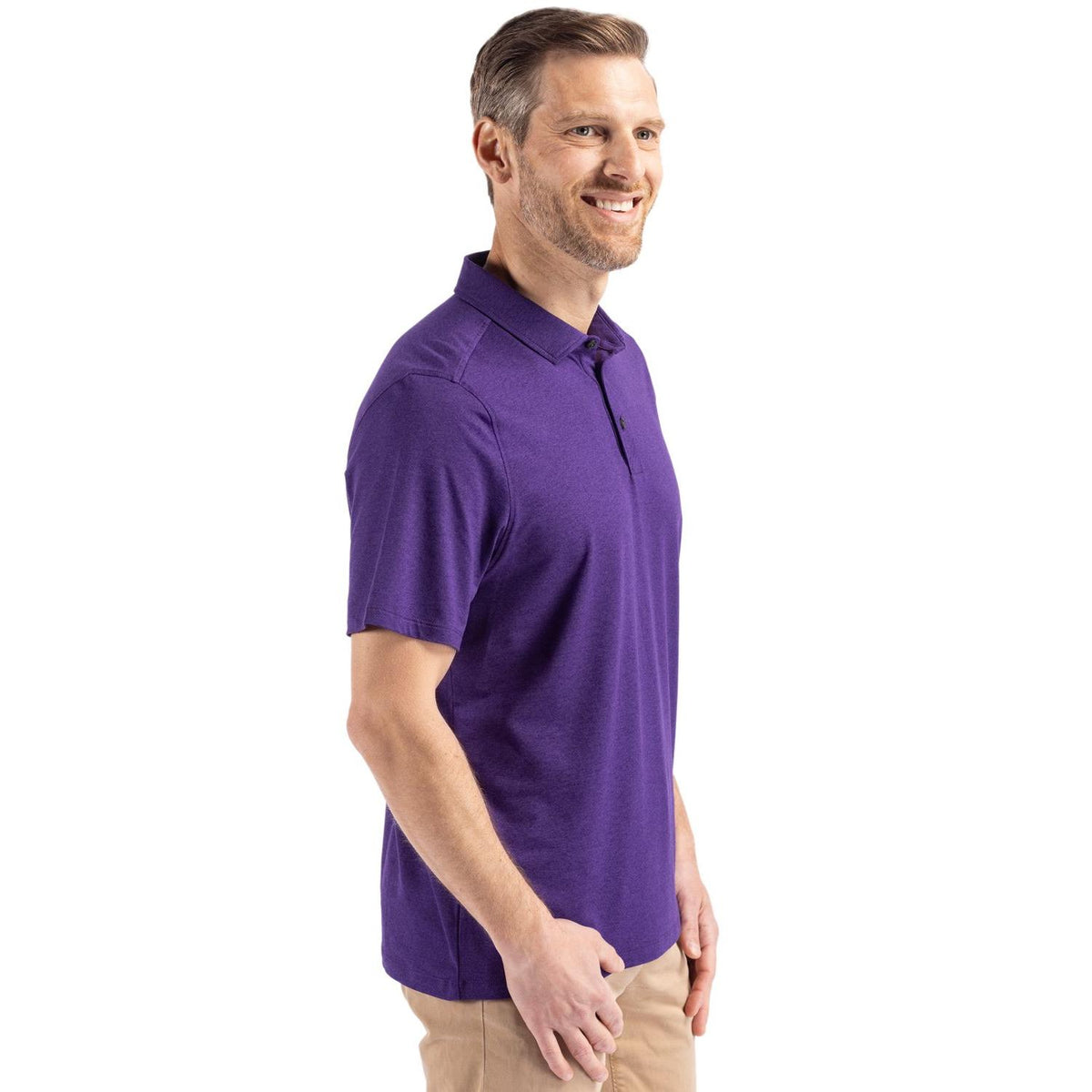 Cutter & Buck Coastline Recycled Double Peached Mens Polo