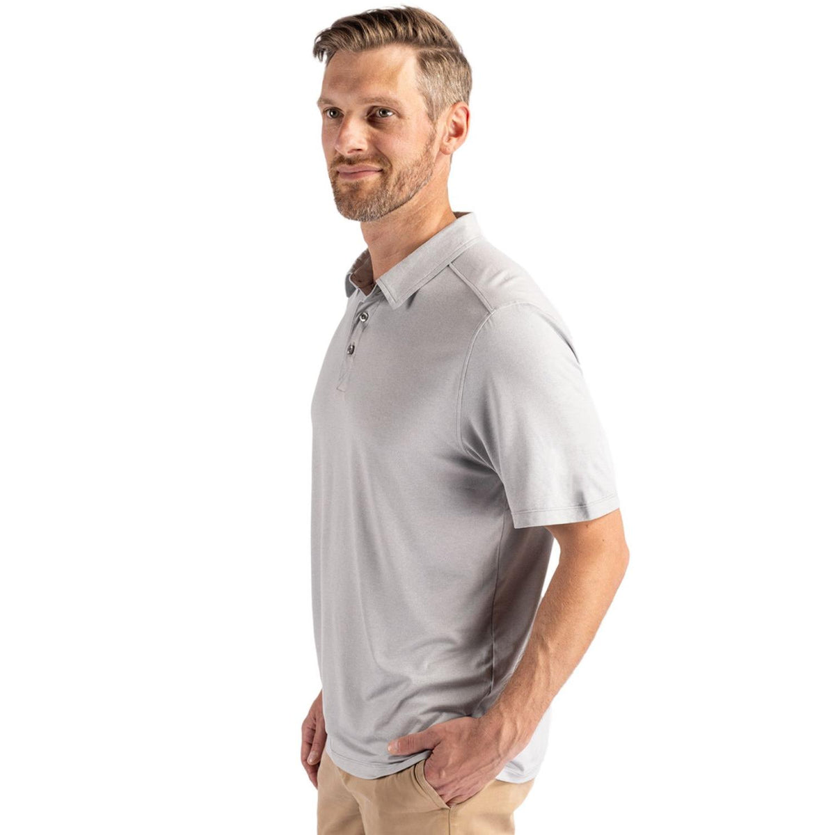 Cutter & Buck Coastline Recycled Double Peached Mens Polo