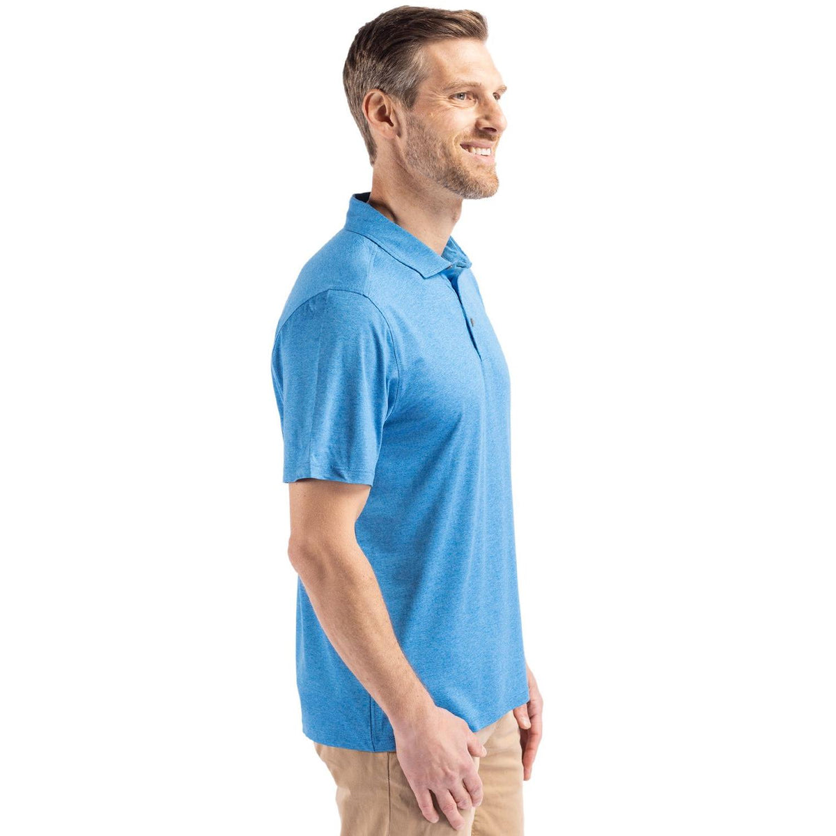 Cutter & Buck Coastline Recycled Double Peached Mens Polo