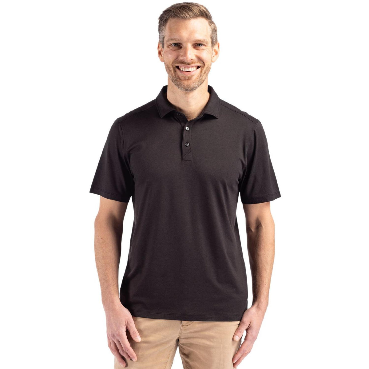 Cutter & Buck Coastline Recycled Double Peached Mens Polo