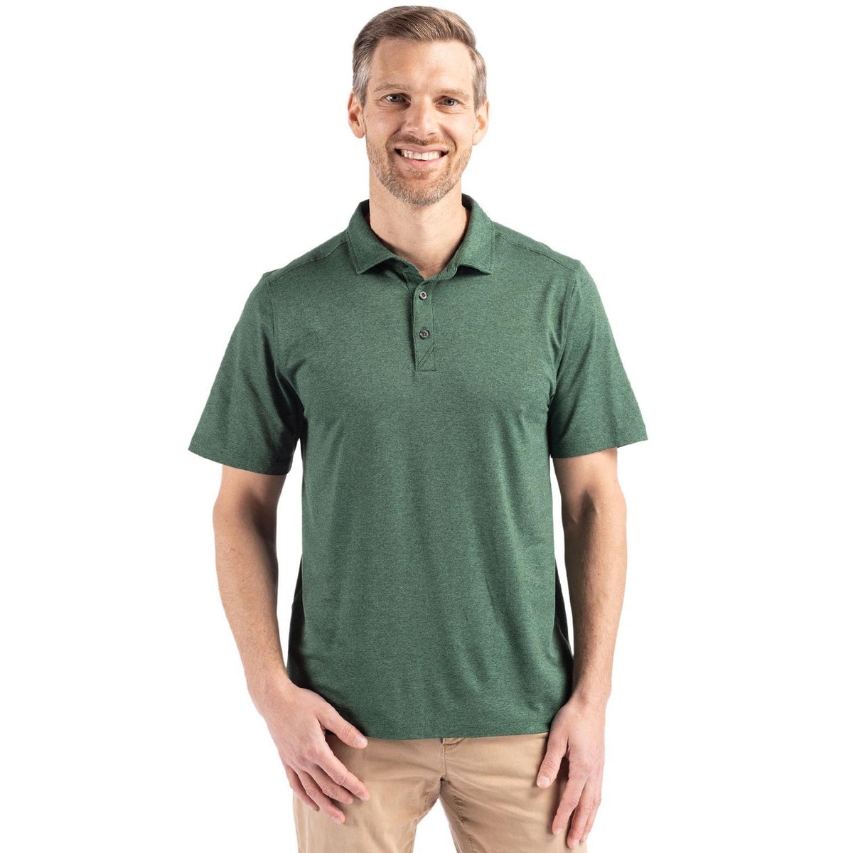 Cutter & Buck Coastline Recycled Double Peached Mens Polo