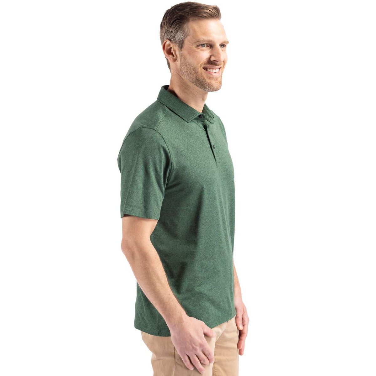 Cutter & Buck Coastline Recycled Double Peached Mens Polo