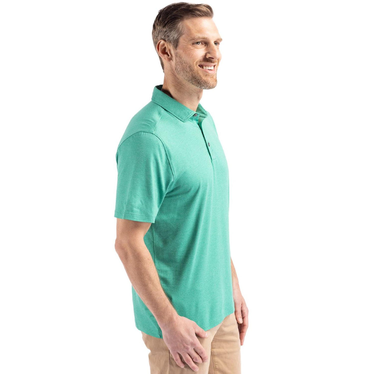 Cutter & Buck Coastline Recycled Double Peached Mens Polo