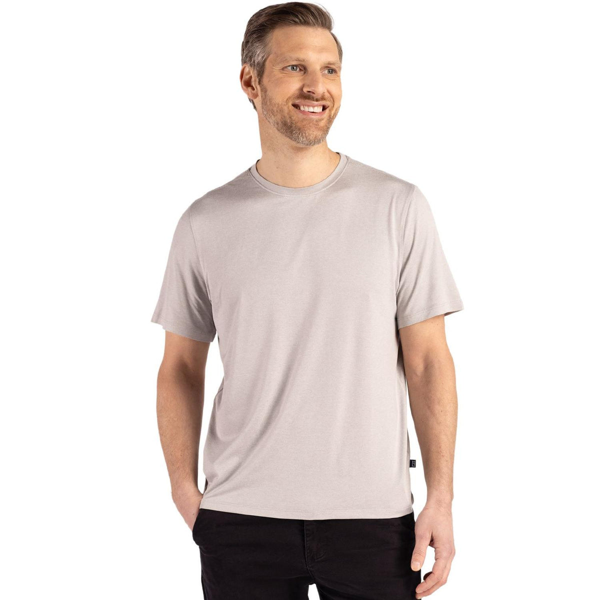 Cutter & Buck Coastline Recycled Double Peached Mens Short Sleeve Tee