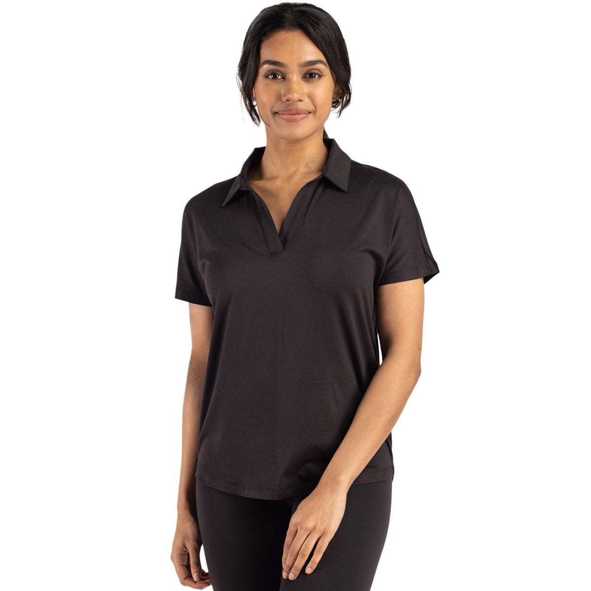 Cutter & Buck Coastline Recycled Double Peached Womens Dolman Polo