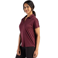 Cutter & Buck Coastline Recycled Double Peached Womens Dolman Polo