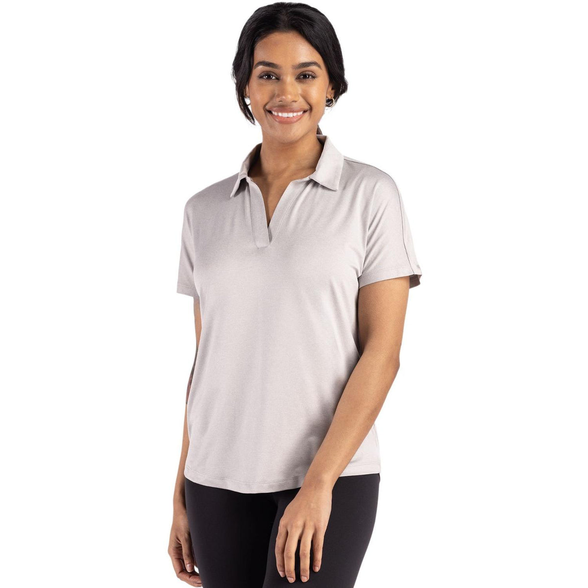 Cutter & Buck Coastline Recycled Double Peached Womens Dolman Polo