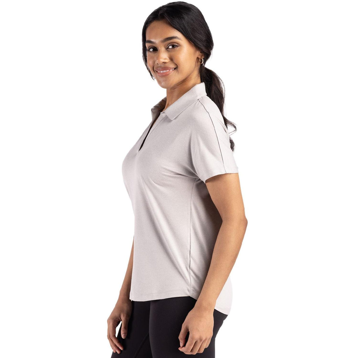 Cutter & Buck Coastline Recycled Double Peached Womens Dolman Polo