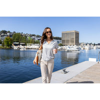 Cutter & Buck Coastline Recycled Double Peached Womens Dolman Polo