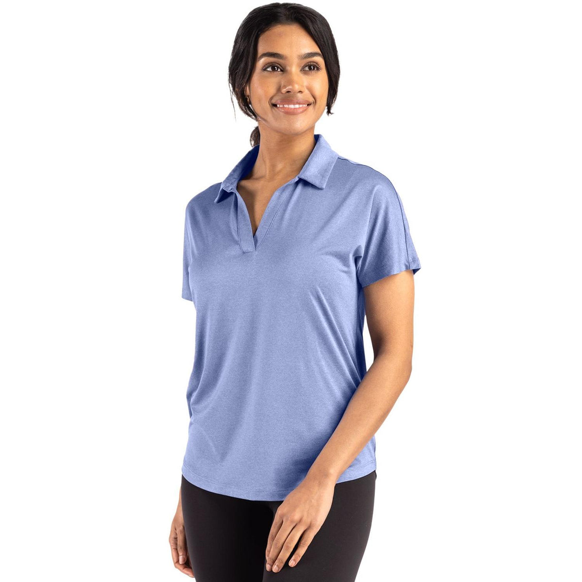 Cutter & Buck Coastline Recycled Double Peached Womens Dolman Polo