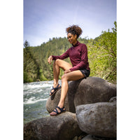 Cutter & Buck Coastline Recycled Double Peached Womens Funnel Neck Pullover