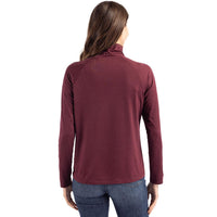 Cutter & Buck Coastline Recycled Double Peached Womens Funnel Neck Pullover