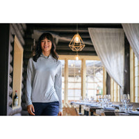 Cutter & Buck Coastline Recycled Double Peached Womens Funnel Neck Pullover