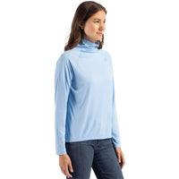 Cutter & Buck Coastline Recycled Double Peached Womens Funnel Neck Pullover