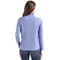 Cutter & Buck Coastline Recycled Double Peached Womens Funnel Neck Pullover