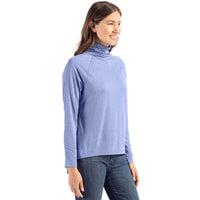 Cutter & Buck Coastline Recycled Double Peached Womens Funnel Neck Pullover