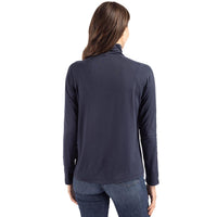 Cutter & Buck Coastline Recycled Double Peached Womens Funnel Neck Pullover