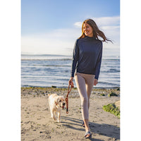 Cutter & Buck Coastline Recycled Double Peached Womens Funnel Neck Pullover